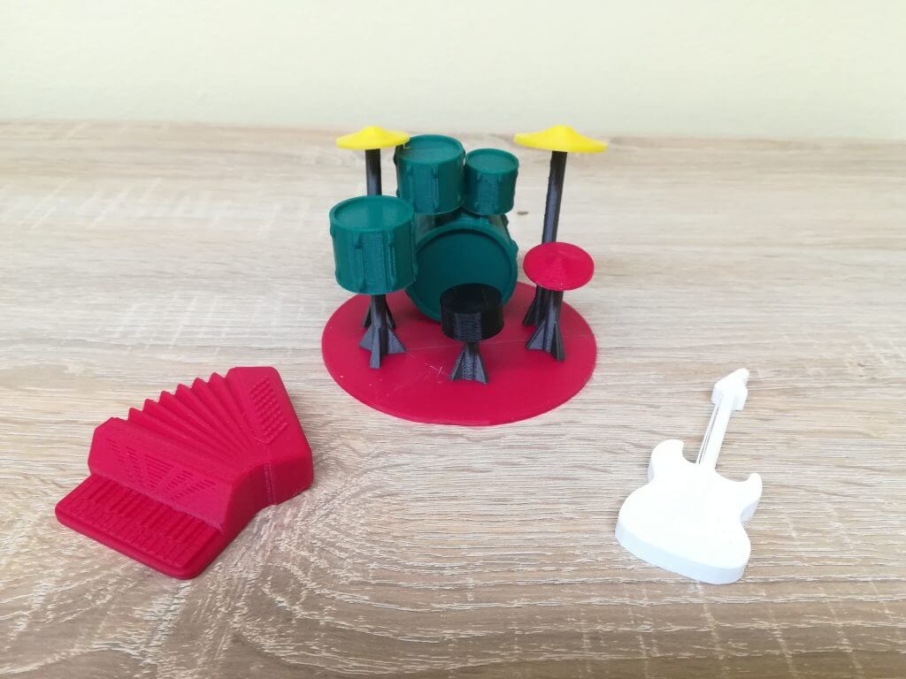 3D nyomtatott játék hangszerek